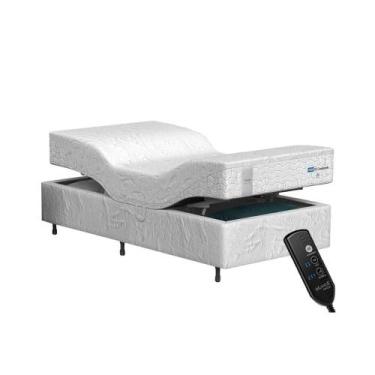 Imagem de Cama Box Articulável s/Massagem Solteiro Di Cavalcante Látex + Box Art
