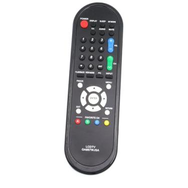 Imagem de Controle remoto de substituição GA667WJSA compatível com Sharp LCD Aquos TVs LC-32M44 LC-32D44 LC-32M44L LC-37D44 LC-37SB24 LC-32D47 LC-32SB21 LC-46D78 LC-46SB54 LC-46SB54 7 LC-5 2D78 LC-52SB55