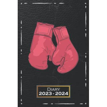 Imagem de Diary 2023-2024: Box, Boxer | A5 (6x9) | One Week on a Double Page | Softcover | From Monday to Sunday | Weekly Planner | Sports | qb1