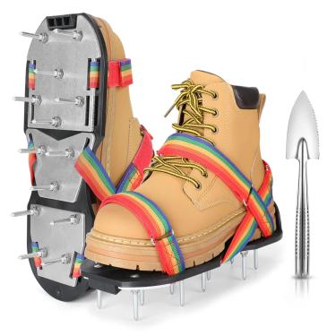 Imagem de DenForste Tênis Aerador de Gramado Preto