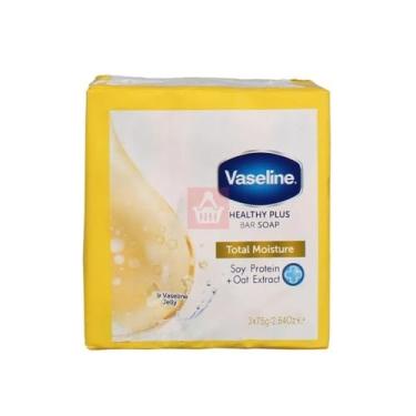 Imagem de Vaseline Sabonete em barra Healthy Plus umidade total - 3 x 75 gramas