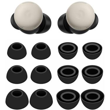 Imagem de ALXCD Fones de ouvido compatíveis com fones de ouvido Pixel Buds Pro 2, P/M/G, 3 tamanhos, 6 pares de pontas de fone de ouvido de silicone macio, compatíveis com Pixel Buds Pro 2, 6 pares sml