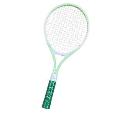 Imagem de Deevoka Raquete de tênis Equipamento de tênis Raquete de tênis com antiderrapante Cordas de nylon de alta resistência para jogadores recreativos, Verde