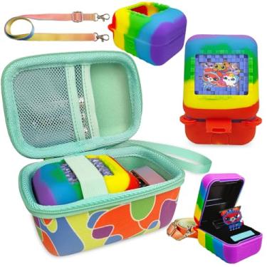 Imagem de JCHPINE Hard Carrying Case and Silicone Cover for Bitzee Interactive Toy Digital Pet, Accessories Case for Bitzee Virtual Electronic Pets Original 15 Animals (Multicolor)