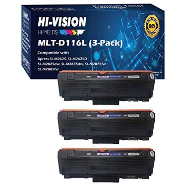 Imagem de Cartucho de toner preto de alto rendimento compatível com Samsung MLT-D116L para Xpress M2885FW, M2835DW, M2825FD, M2875FW, M2875FD, M2625D impressoras a laser (3 pacotes)