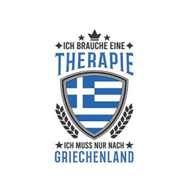 Imagem de Griechenland Reise Notizbuch: Griechenland Urlaub Reise Geschenk / 6x9 Zoll / 120 linierte Seiten