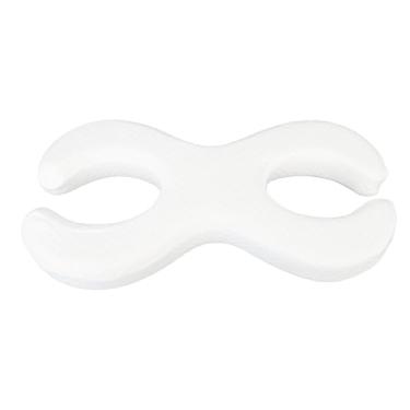 Imagem de Travesseiros de Espuma Viscoelástica, Travesseiros Laterais Ergonômicos Macios para Dormir para Adultos, Travesseiro Facial Duplo C Oco Travesseiro Lateral para Dormir (Branco)
