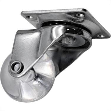 Imagem de Rodizio Silicone Soprano Base Giratoria Sem Trava 35Mm