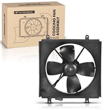 Imagem de A-Premium Conjunto de ventoinha de refrigeração do radiador do motor esquerdo compatível com modelos Honda selecionados - CR-V CRV 1997 1998 1999 2000 2001, 2.0L - Substituição # 19020P5M004,