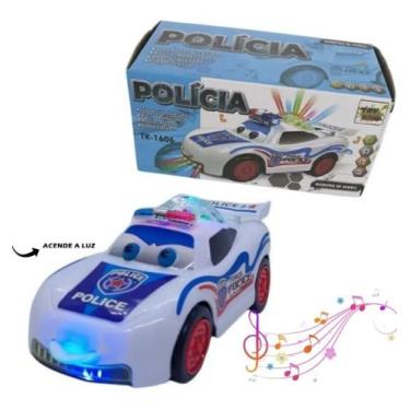 Imagem de Brinquedo Menino Carrinho De Polícia Com Luzes 3d Som Luz - imports to