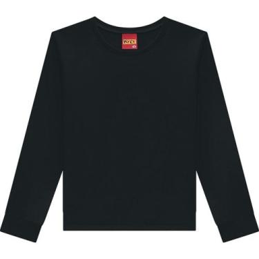 Imagem de Camiseta Kyly Infantil Menino Manga Longa Confortável Sofisticada Mode