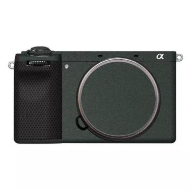 Imagem de Adesivo de corpo de câmera Alpha 6700 película protetora de vinil decalques acessórios para Sony A6700 (verde turquesa)