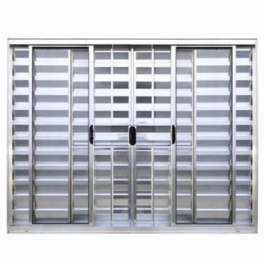 Imagem de Veneziana 6 Folhas C/Grade 1.20x1.80 Brilhante L.18 Modular - RV PORTA