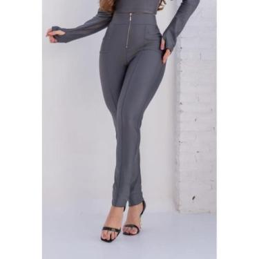 Imagem de Calça Skinny Montaria Zíper Frente Malha Prad Original - Rio 40 Graus,