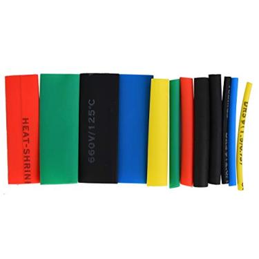 Imagem de 560pcs Tubo de Encolhimento Térmico, o Cabo de Fio de Tubulação Isolada Com Tamanhos Variados para Isolamento Elétrico, Codificação de Cores, Proteção Mecânica