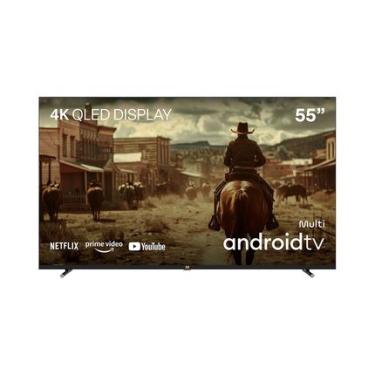Imagem de Smart TV Qled 55" 4K Multi Android 3HDMI 2USB - TL073MOUT [Reembalado] TL073MOUT
