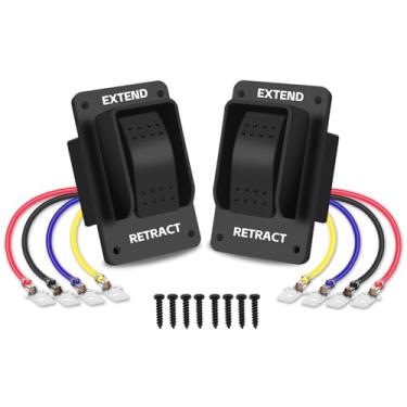 Imagem de Interruptor estabilizador elétrico 387874 RV, interruptor estabilizador de energia compatível com conector estabilizador de energia Lippert (pacote com 2)