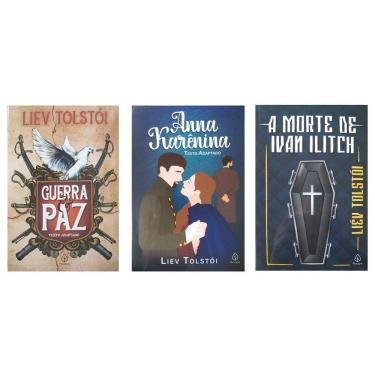 Imagem de Combo 3 Livros Liev Tolstói Guerra e Paz + Anna Karênina + 1