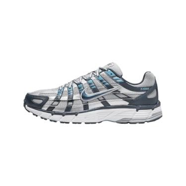 Imagem de Nike Tênis masculino P-6000 (CD6404-402, azul marinho/prata plana/branco/prata metálico), Azul marinho/prata plana/branco/prata metálica, 44