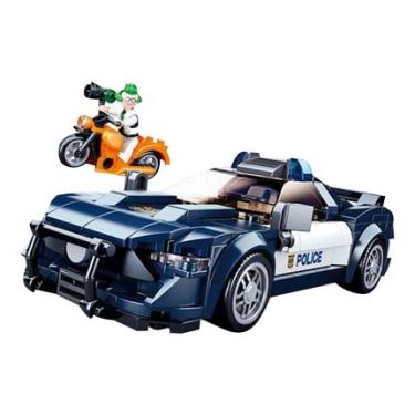 Imagem de Blocos de Montar Carro de Policia 284 Peças Multikids - BR1460 BR1460