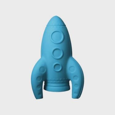 Imagem de Luminária Decorativa de Mesa Foguete Azul