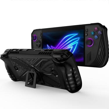 Imagem de Capa ninki Grip com suporte para silicone asus rog Ally X 2024