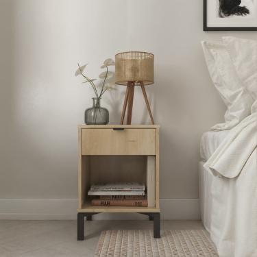 Imagem de Mesa de Cabeceira 1 Gaveta Morgan Falkk