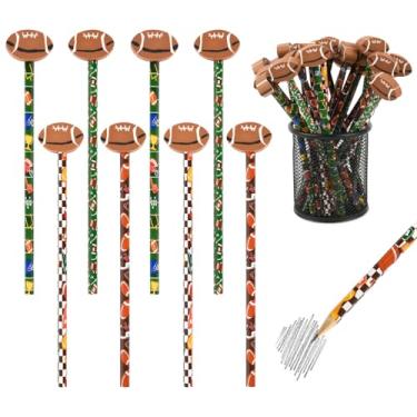 Imagem de Ulema 48 Peças De Lápis E Borrachas Futebol Para Meninos Meninas, Lembrancinhas Festa Aniversário Futebol, Sortimento Artigos Papelaria, Crianças, Estudantes, Material Escritório Escola Sala Aula.