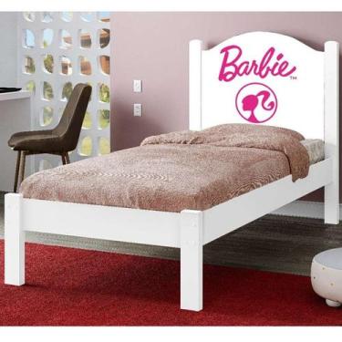 Imagem de Cama Solteiro Adesiva Personagens Infantis 100% MDF - Home A.S, Branco