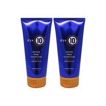 Imagem de It's a 10 Haircare Condicionador Miracle Deep Com Queratina, 140 Ml (Pacote Com 2)