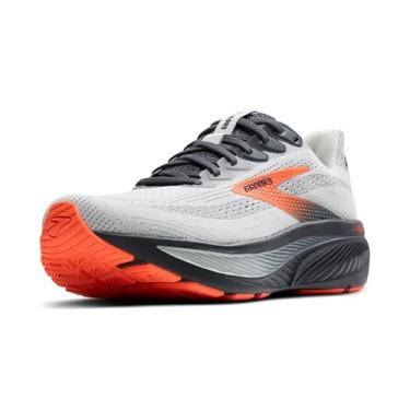 Imagem de Brooks Tênis de corrida masculino Ghost 17 Neutral, Cogumelo ostra/laranja/ébano, 15 X-Wide
