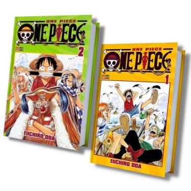 Imagem de One Piece Mangá KIT Vol. 1 E 2 - Nova Encadernação Clássica, Capa Mole