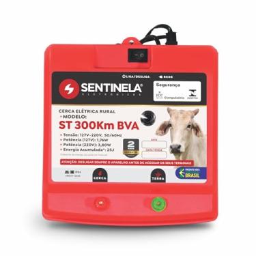 Imagem de Aparelho de Choque Eletrificador De Cerca Elétrica Rural St 300km Bva Sentinela