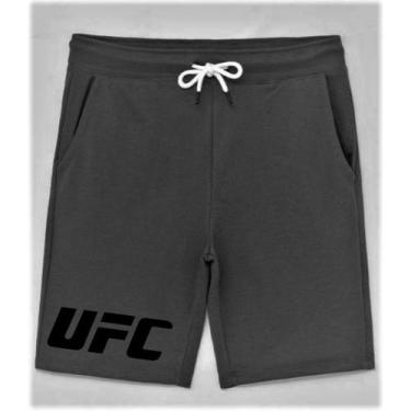 Imagem de Bermuda Masculina Moletinho - UFC MMA Luta Fight Night - Phashion Blen
