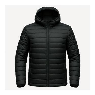 Imagem de Jaqueta Puffer Bobojaco Blusa Impermeável Capuz Removível - Faby Fashi