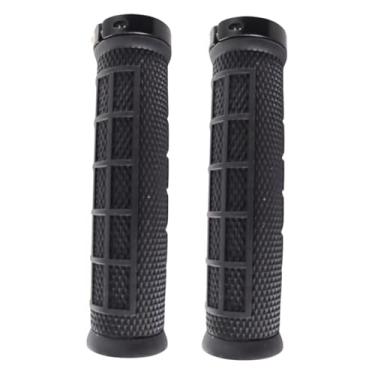 Imagem de simhoa Aperte o guidão de bicicleta Grips de bicicleta Grips multifuncionais não deslizantes à prova de choque para montanha bicicletas 22 mm DIA guia, Preto
