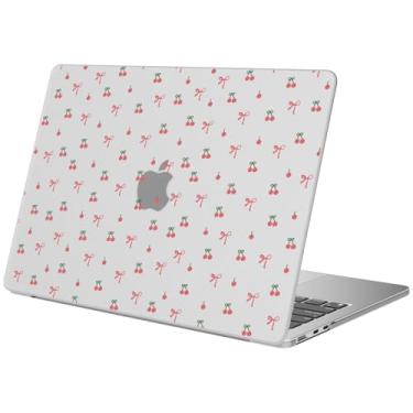 Imagem de BlHMCASE Compatível com MacBook Air de 15 polegadas 2025 2024 2023 versão M3 A3114 M2 A2941, capa dura protetora de cereja fofa para Mac Air 15
