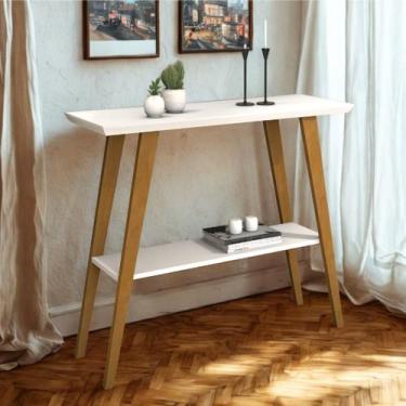 Imagem de Aparador Monaco Pintura UV Autobrilhante Pés Madeira Pinus - Valuchi, 