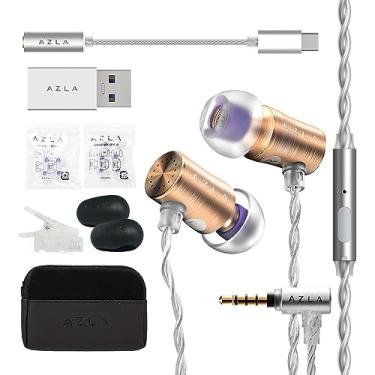 Imagem de AZLA Fones de ouvido intra-auriculares AZEL Edition G Gen 2 com fio, com microfone, fones de ouvido para jogos com microfone, fones de ouvido para jogos com fio, conector de 3,5 mm, cabo forte