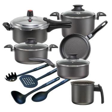 Imagem de Cj. Panelas 10 Pçs CP - Prestige Tampa de Vidro - Marcolar