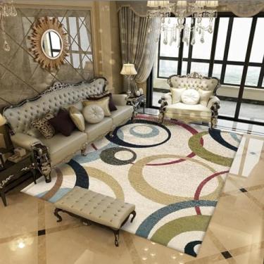 Imagem de Tapete geométrico para sala de estar, casa, hotel, tapetes decorativos, quarto, banheiro, capachos, cozinha (80x120cm/1)