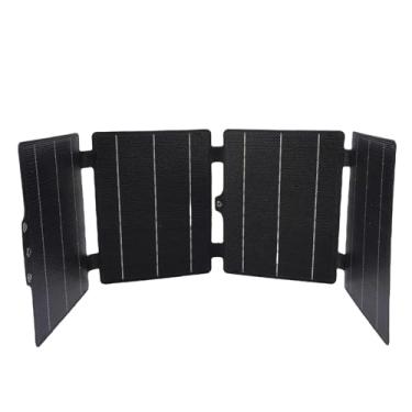 Imagem de Carregador De Painel Solar Portátil De 30w 12v, Painel Solar De Silício Monocristalino Dobrável Com Saída Dc/USB C/USB a Para Estação De Banco De Energia, Telefone, Tablet