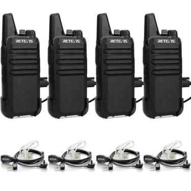 Imagem de Walkie Talkies Retevis RT22 recarregável de longo alcance (pacote com 