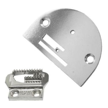 Imagem de Chapa Agulha + Dente Reta Pretinha Singer 15c Ja2 Fox Alpha - Evolvere