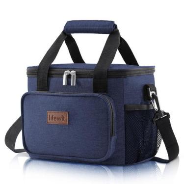 Imagem de Lancheira Lifewit Lancheira com isolamento médio 8,5 L azul escuro