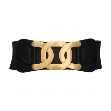Imagem de Cinto Corset Largo Elegante plus Size Para Mulheres Luxo Moda Cintura 