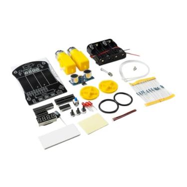 Imagem de Almencla Kits de Robôs Inteligentes Módulo Ultrassônico Placa R3 Programação Compacta Haste Robótica Educacional para Concentração, Bola de Porca de