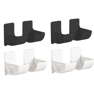 Imagem de Bandeja de armazenamento antiperfurante para parede, 16 peças, prateleira de cozinha, filme plástico, saco de lixo, geladeira, lateral, banheiro, quarto, prateleira de armazenamento, mix, 4 conjuntos