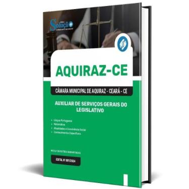 Imagem de Apostila Câmara Aquir Ce 2024 Auxiliar Serviços Gerais Do - Editora So