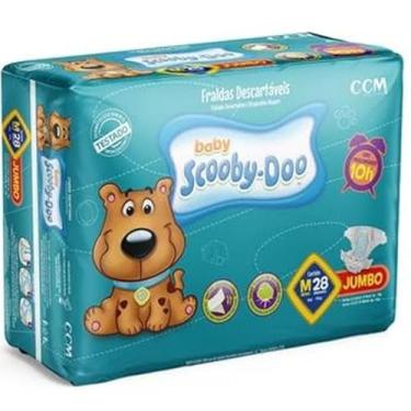 Imagem de Fralda Scooby-Doo Baby M, pacote com 28 unidades